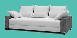 polyrattan sofa 3 sitzer